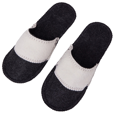 Тапочки двухцветные для бани и сауны Healing