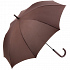 Зонт-трость Fashion, коричневый - Фото 1
