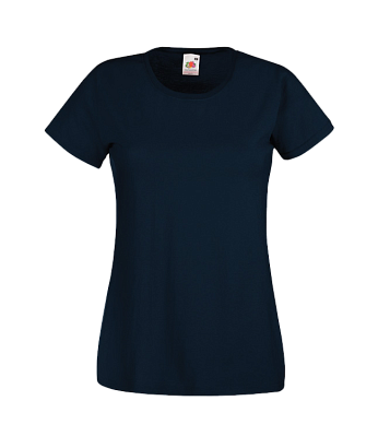 Футболка женская FOTL Lady-Fit Valueweight T (Глубокий темно-синий)