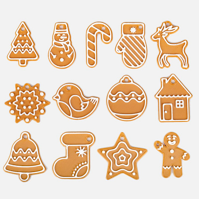 Мини-подвеска «Пряник», 3D-печать на заказ, варежка