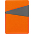 Картхолдер Dual, серо-оранжевый - Фото 1