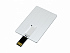USB 2.0- флешка на 8 Гб в виде металлической карты, с раскладным чипом - Фото 2