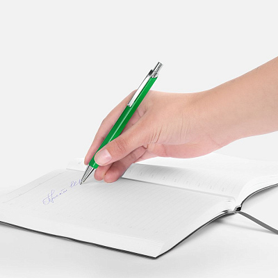 Ручка шариковая Alumno, зеленая