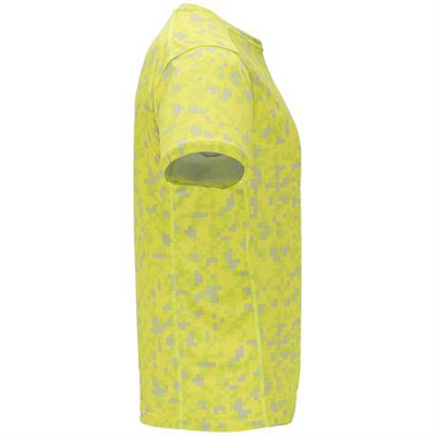 Спортивная футболка ASSEN мужская, ФЛУОРИСЦЕНТНЫЙ ЖЕЛТЫЙ ПИКСЕЛЬ 2XL