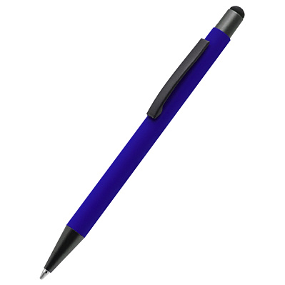 Ручка металлическая Story софт-тач  (Синий)