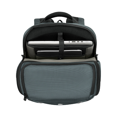 Рюкзак VICTORINOX Altmont Professional Fliptop Laptop Backpack 15'', зеленый, полиэфирная ткань, 33x26x49 см, 26 л