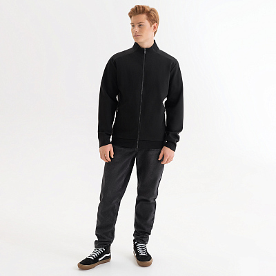 Толстовка на молнии ASTIN черная, размер XXL