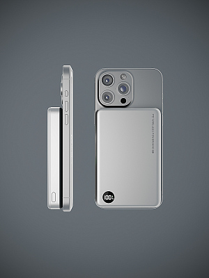 Беспроводной магнитный ПЗУ Olmio QM-16, серебро