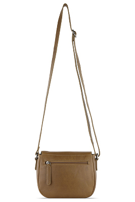 Сумка женская KLONDIKE GOLD «Kate», натуральная кожа в коньячном цвете, 21 х 16,5 х 6,5 см