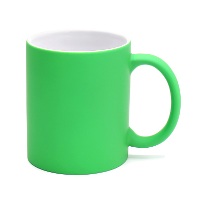 Кружка Bonn Soft, софт тач, светло-зеленая