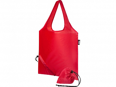 Складная эко-сумка Sabia из вторичного ПЭТ (Красный)