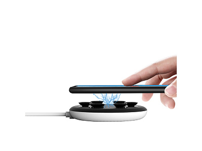 Беспроводное зарядное устройство NEO Spider Quick (Белый/черный)