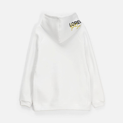 Худи унисекс оверсайз Easy Street, молочно-белое