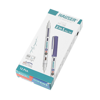 Шариковая ручка Hauser 2-в-1