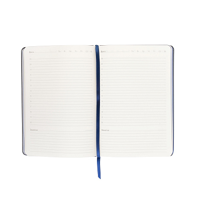 Ежедневник недатированный "Турин" , формат А5, серый/синий