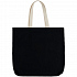Холщовая сумка Shelty, черная - Фото 4