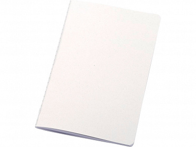 Блокнот A5 Fabia с переплетом из рубленой бумаги (Белый)