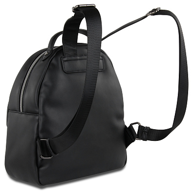 Рюкзак женский BUGATTI Cara, чёрный, полиуретан, 25,5х11х27,5 см, 7 л