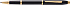 Ручка-роллер Cross Century II Black lacquer, черный лак с позолотой 23К - Фото 1