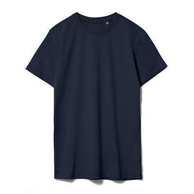 Футболка унисекс T-Bolka 160, черная (Тёмно-синий)