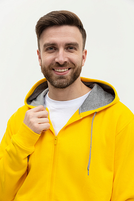 Толстовка мужская STAN с капюшоном на молнии футер с начёсом 280, 17