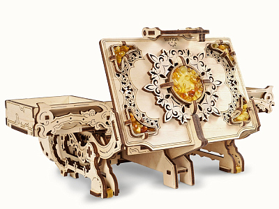 3D-ПАЗЛ UGEARS Янтарная шкатулка