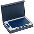 Коробка Silk с ложементом под ежедневник 13x21 см, флешку и ручку, синяя - Фото 3