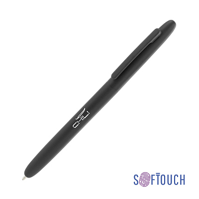 Ручка шариковая "Vega", покрытие soft touch, черный