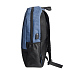 Рюкзак PULL, т.синий/чёрный, 45 x 28 x 11 см, 100% полиэстер 300D+600D - Фото 2