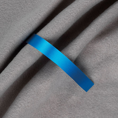 Лента сатиновая Satin 10 S, голубая, 20 см (Голубой)