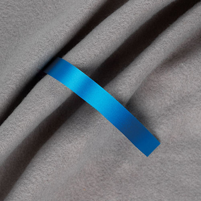 Лента сатиновая Satin 10 S, голубая, 20 см (Голубой)