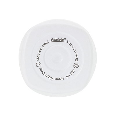 Термокружка вакуумная Вива (Viva), белая