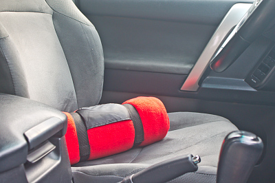 Плед "Байкал", красный