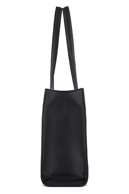 Бизнес-сумка женская наплечная BUGATTI Luna, черная, полиуретан, 40,5 x 14 x 30,5 см