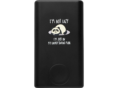 Внешний беспроводной аккумулятор 2-в-1 с функцией зарядки Apple Watch, QC/PD AtomIQ, 10000 мАч с тампопечатью (Чёрный)