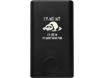 Внешний беспроводной аккумулятор 2-в-1 с функцией зарядки Apple Watch, QC/PD AtomIQ, 10000 мАч с тампопечатью (Чёрный)