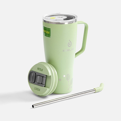 Термостакан Kasumigaoka, зеленый