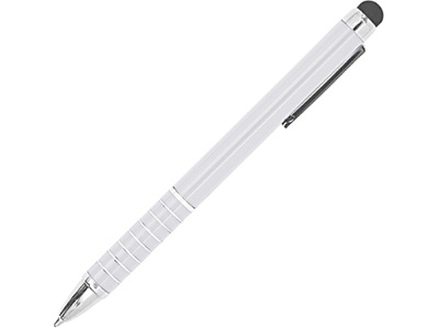 Ручка-стилус металлическая шариковая CANAIMA (Белый)