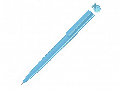 Ручка шариковая из переработанного пластика Recycled Pet Pen switch (Голубой)