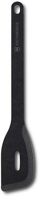 Лопатка с отверстием VICTORINOX Kitchen Utensils, 325x58 мм, бумажный композитный материал, чёрная (Черный)