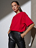 Футболка Oversize Premium, красная - Фото 4