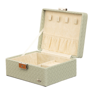Шкатулка для украшений Jardin D'Ete, цвет фисташковый, 17,8 х 14,3 х 8 см (Зеленый)