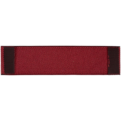 Лейбл тканевый Epsilon, S, бордовый