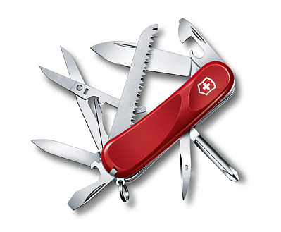 Нож перочинный VICTORINOX Evolution 18, 85 мм, 15 функций  (Красный)