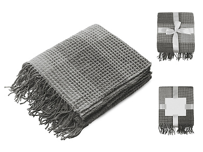 Плед акриловый Gaufre (Серый)