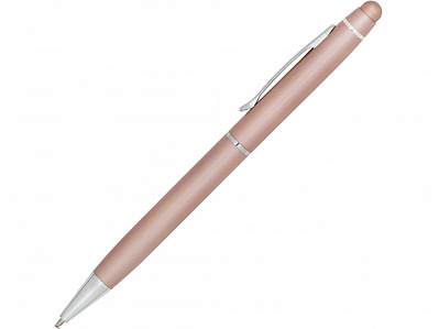 Шариковая ручка из металла со стилусом JULIE (Светло-розовый)