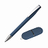 Набор ручка + флеш-карта 16 Гб в футляре, покрытие soft grip, темно-синий - Фото 2