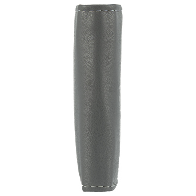 Бумажник Mano "Don Leonardo", с RFID защитой, натуральная кожа в сером цвете, 10,5 х 2 х 8,5 см