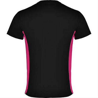 Спортивная футболка TOKYO мужская, ЧЕРНЫЙ/ФУКСИЯ 2XL