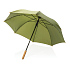 Автоматический зонт-трость с бамбуковой рукояткой Impact из RPET AWARE™, d103 см - Фото 5